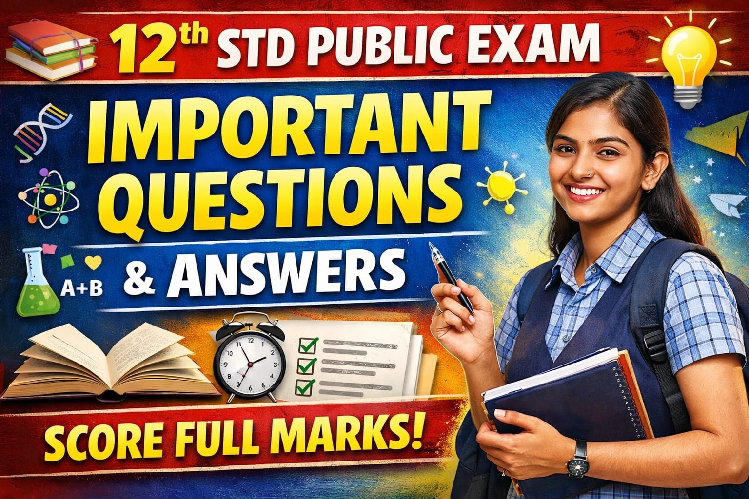 12th Standard Tamil Public Exam – Important Questions & Answers