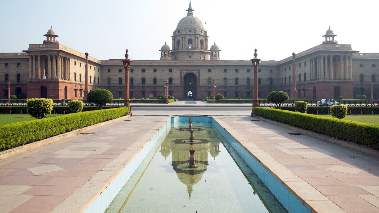 A government building in New Delhi